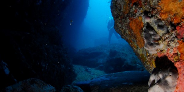 Recensement des grottes marines du cap Corse